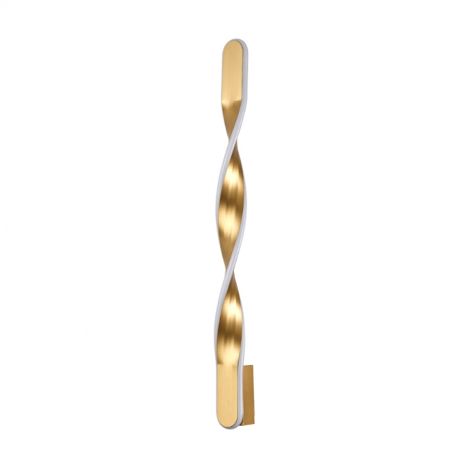 Arandela Usina imports Fita Champagne 15 watts 3000K Bivolt 40X600X100mm UI20099/15CP-MCP-M