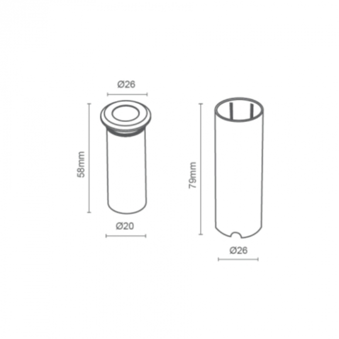 Balizador de Solo Romalux Marrom 0,45 watts 2700K 120° IP66 Bivolt 10064