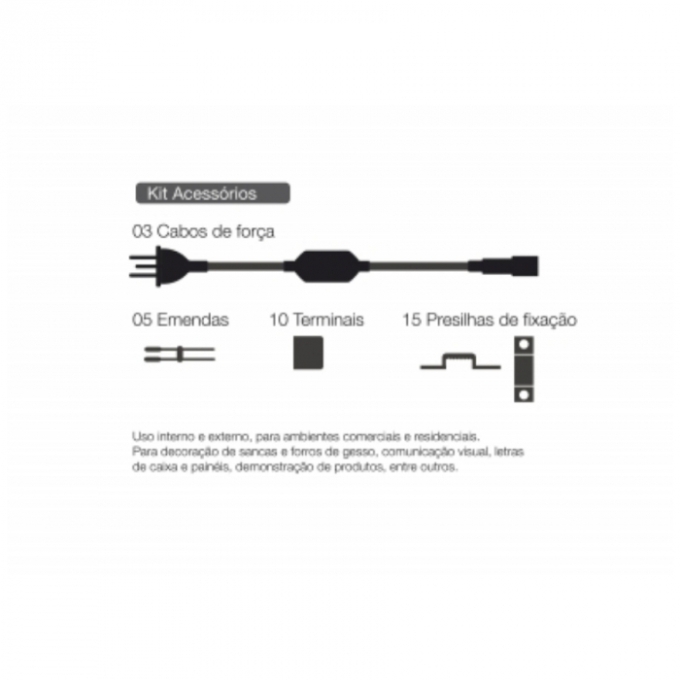 Fita de Led Romalux Siliconada 11,4 watts/mt 4000K 220V IP66 (Rolo de 25 metros) 10080