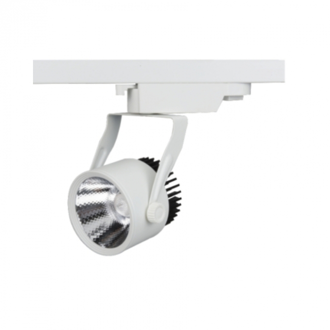 Spot para Trilho Romalux Branco 8 watts 4000K 12° 76X75X160mm IP20 Bivolt 30028