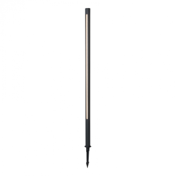 Poste Balizador Romalux Pole High Alumínio Preto 14,8 watts 2700K IP66 800XØ45mm 10132