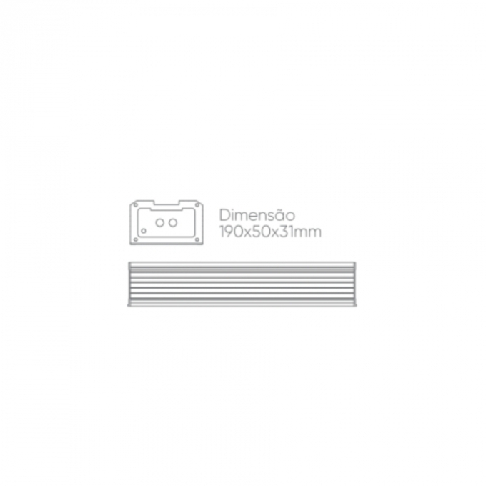 Fonte 24V Romalux 4,17A 100 watts IP20 Bivolt 190X50X31mm 60026