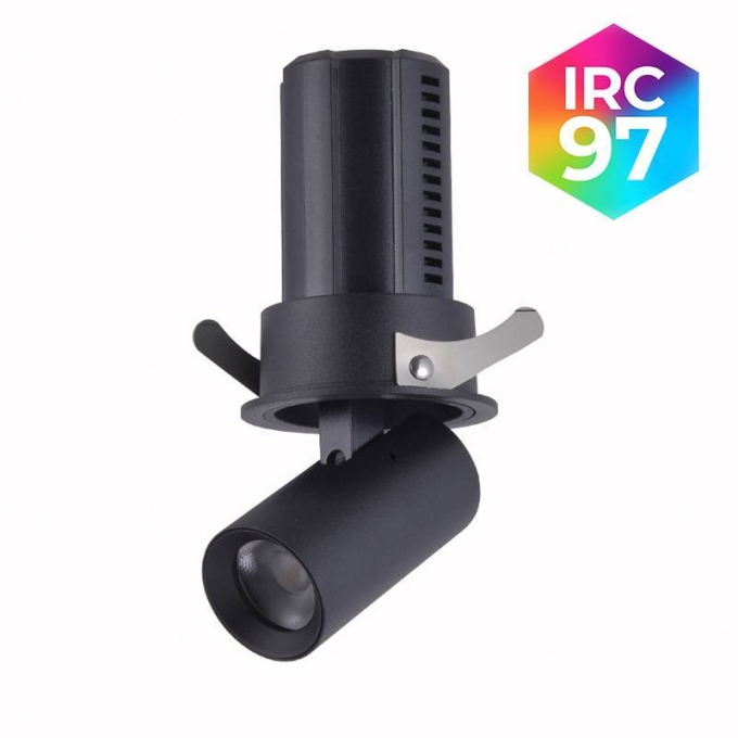 Spot Embutido Nordecor Aiva 7 watts 2700K 24° Sof Preto IRC97 Bivolt 6455