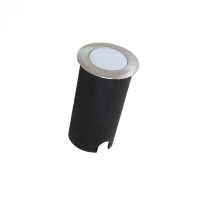 Balizador de Solo Romalux Prata 12V 1,8 watts 120° 2700K IP66 10138