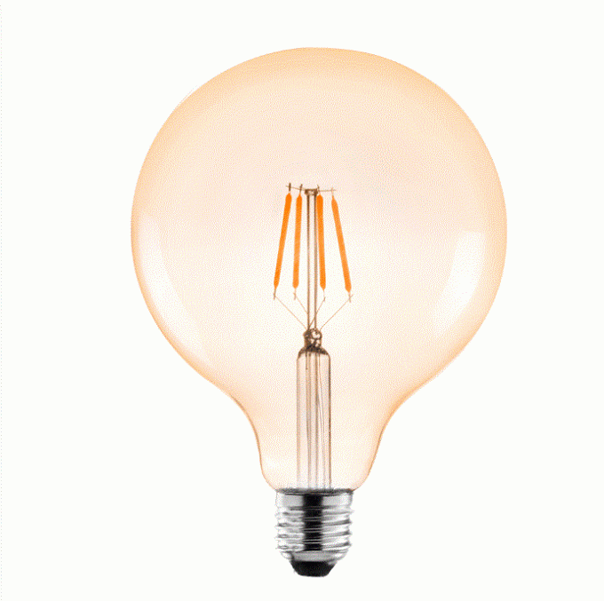 Lâmpada Filamento Led Nordecor G125 4 watts 115x180mm E27 2200K Âmbar 1051