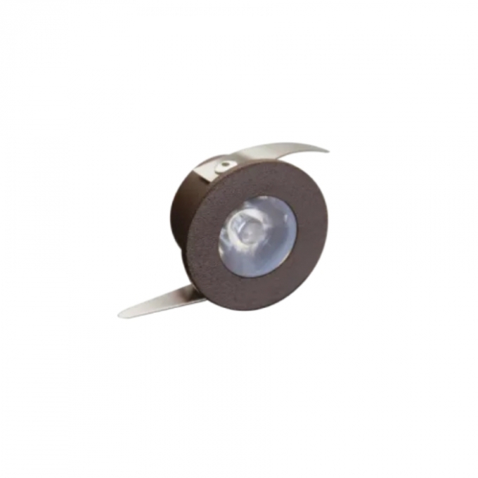 Mini Embutido para Móveis Romalux Marrom Redondo 2 watts 30° 3000K IP20 Ø32X17mm 80121A