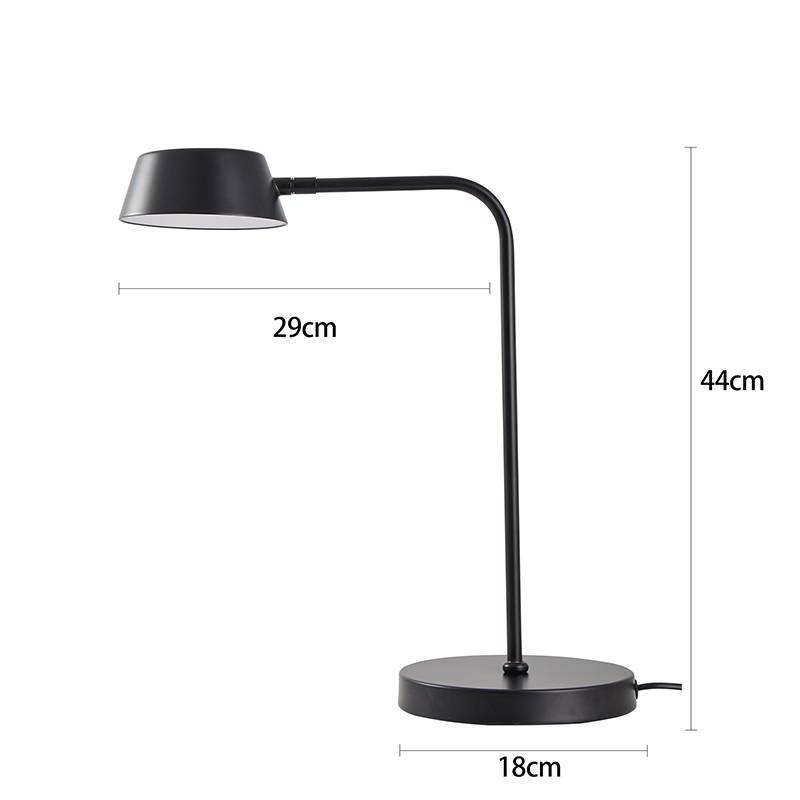 Abajur Nordecor Zavi 7 watts 3000k Preto 440x180x290mm Bivolt 2550