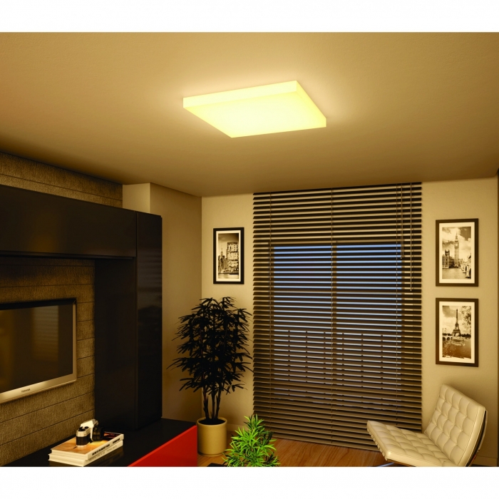 Plafon Bella Itália Slim Led Acrílico 800X800mm 9068006020 