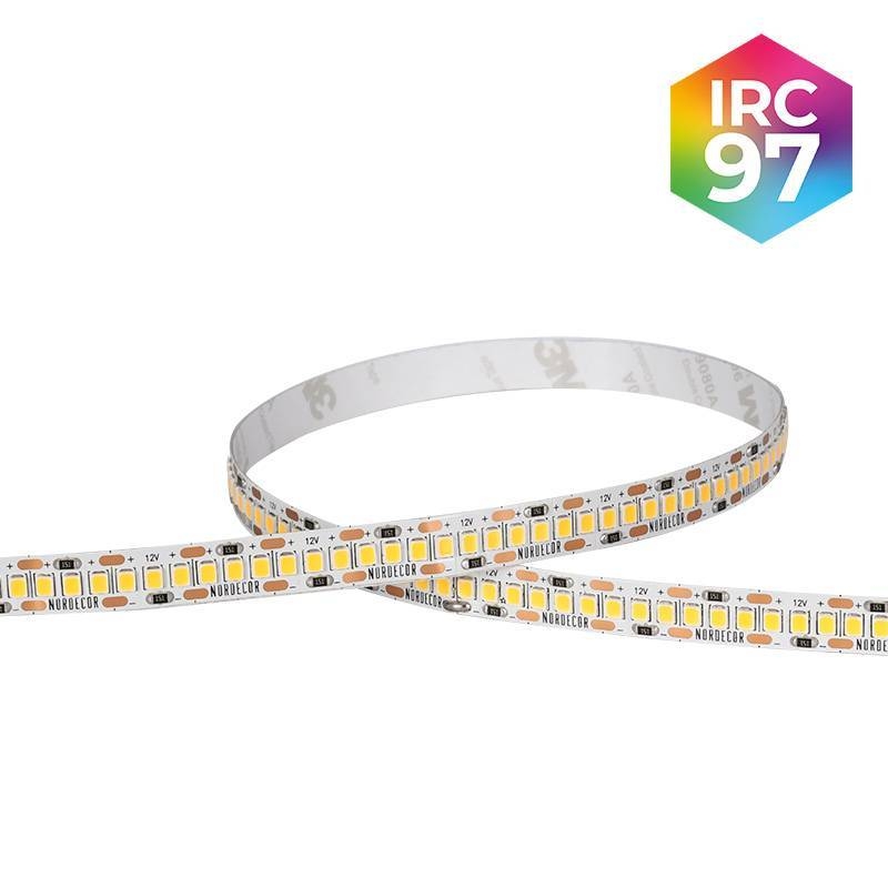 Fita LED Nordecor Odda 21w/mt 240 leds IP20 10mm 12V 3000K IRC97 (Rolo 5 metros) 7228