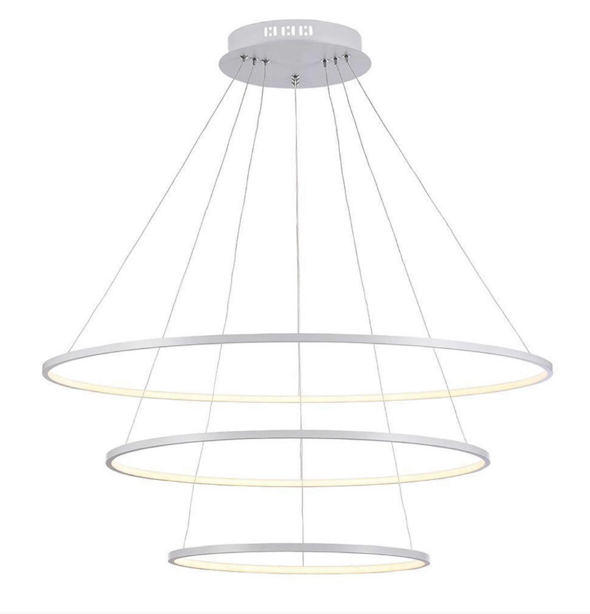 Pendente Skylight Júpiter Branco 86 watts 3000K Bivolt  
Ø800mm Ø600mm Ø400mm SKY-3037BR