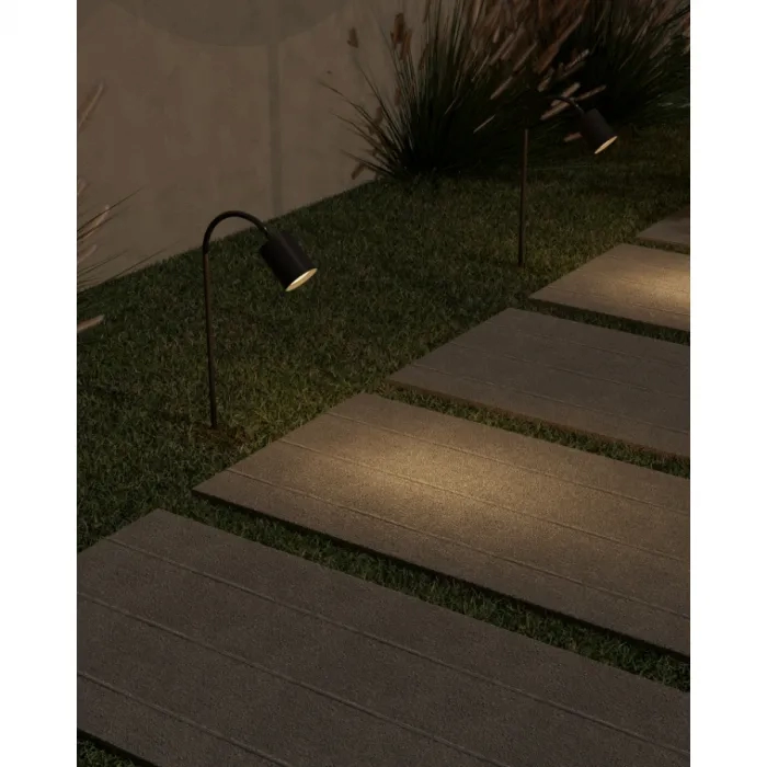 Poste Balizador Bella Itália Cisne Espeto Angular 45° IP65 600mm 1L MR16 9074120212 