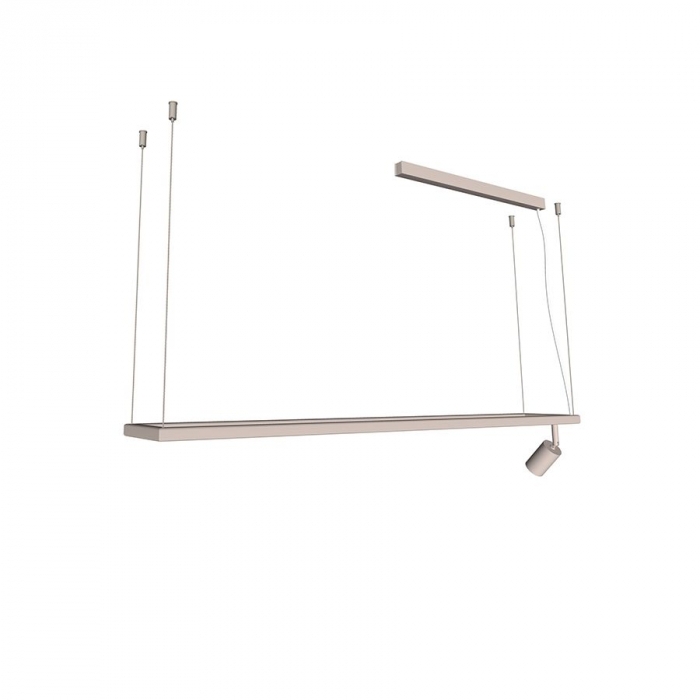 Pendente Bella Itália Risk Ret SPT 54 watts + 2L MR11 500X1000mm 9036022640 