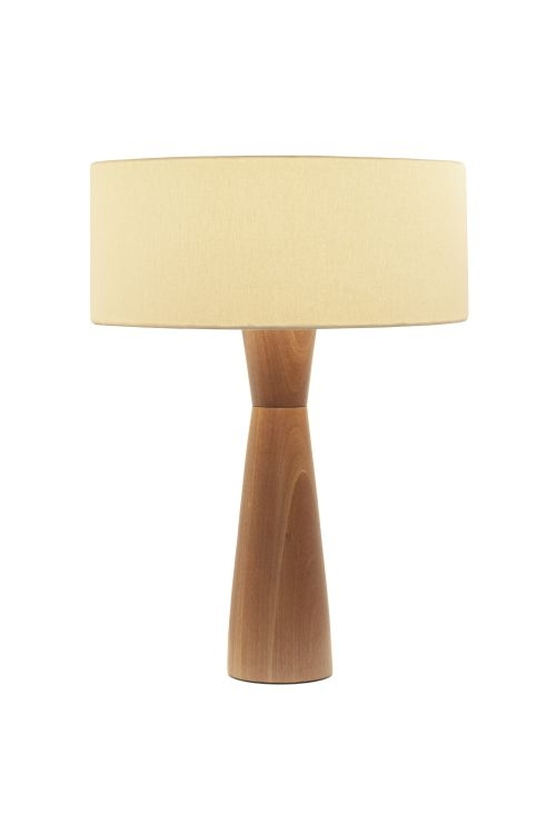 Luminária de Mesa Nova Home Soho Madeira Jequitibá 1L E27 Ø430x600mm 1126