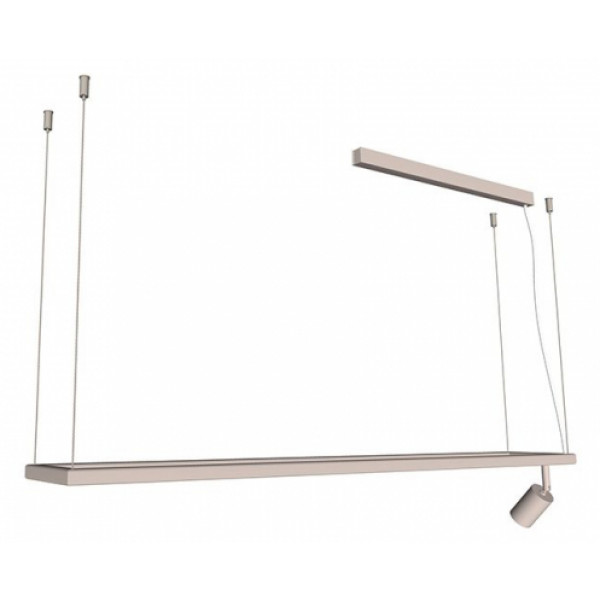Pendente Bella Itália Risk Ret SPT 40 watts + 1L MR11 150X1000mm 9036020240