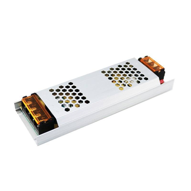 Fonte 12V Nordecor 10A 120 watts Slim IP20 Bivolt 233x53x21mm 7215