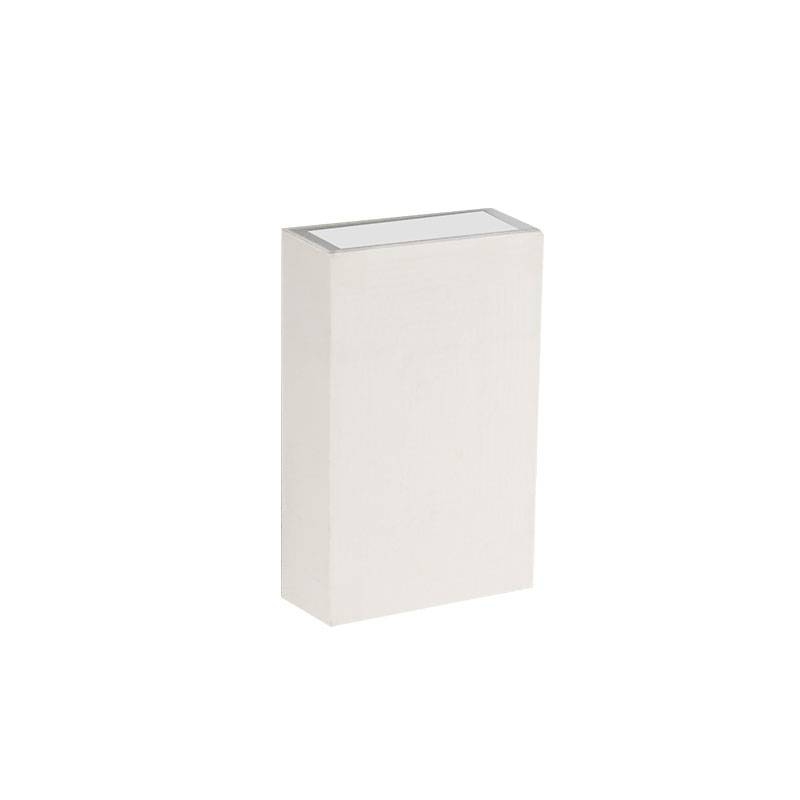 Arandela Nordecor Fit Facho Duplo 4 watts 3000K Branco IP65 123x83x30mm Bivolt 2048