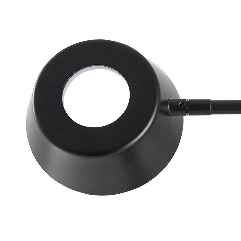 Abajur Nordecor Zavi 7 watts 3000k Preto 440x180x290mm Bivolt 2550