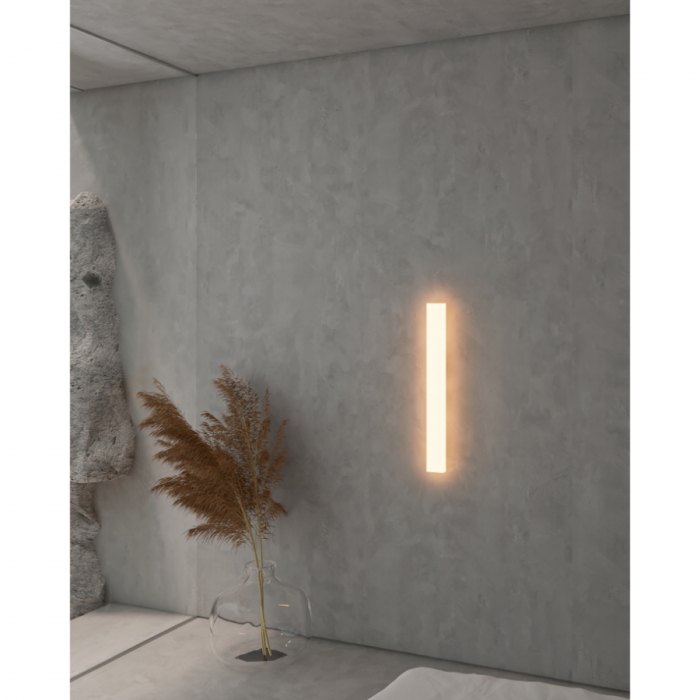 Arandela Bella Itália Slim Acrílico 390x80mm 9068038622