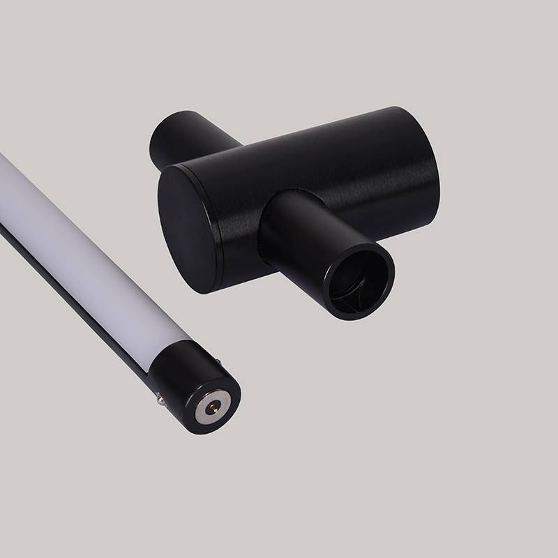 Arandela Nordecor Lina 10 watts 3000K Preto IP20 Ø40x800mm Bivolt 2751