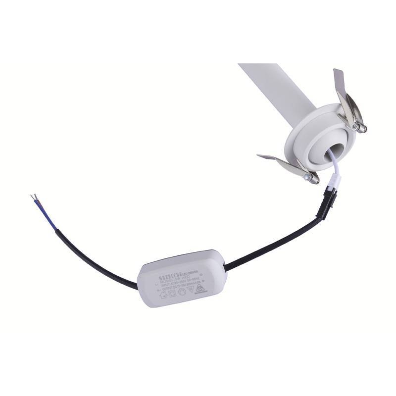 Spot Embutido Nordecor Lea 5 watts 2700K 24° Sof Branco Ø25x196mm IRC97 Bivolt 6468