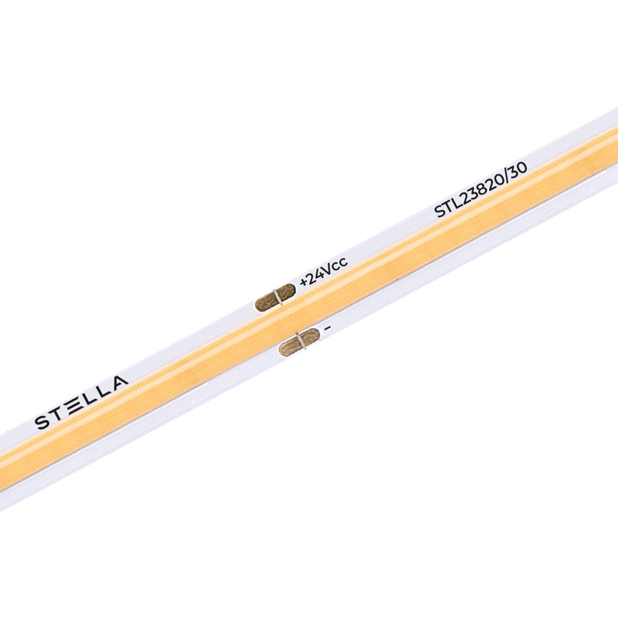 Fita Led Stella All Light 8w/mt Cob 3000K 24V IP20 8mm IRC90 (Rolo 5 metros) STL23820/30