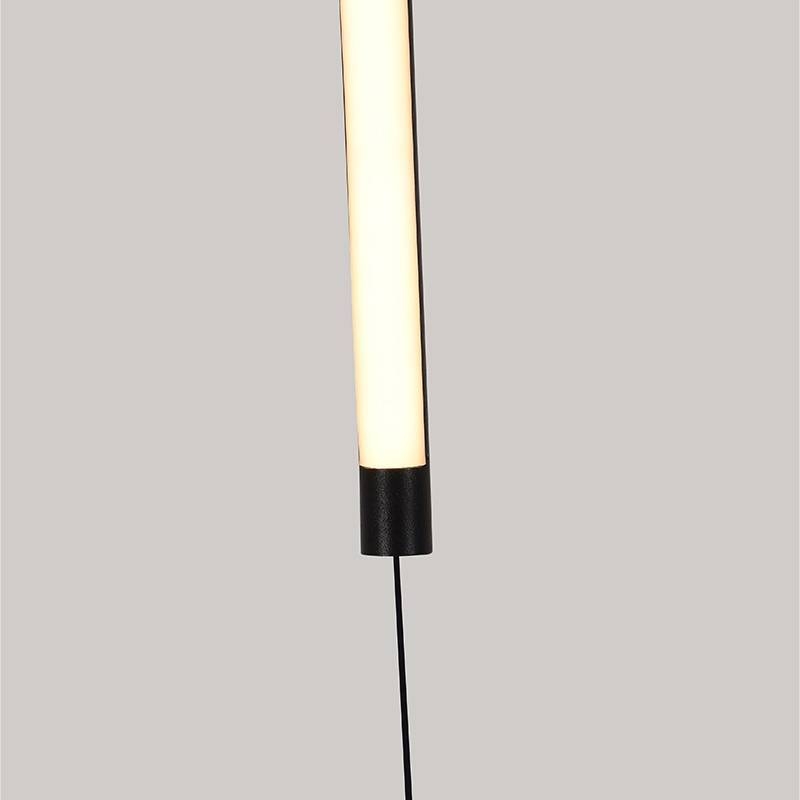 Arandela Nordecor Lina Wall 16 watts 3000K Preto IP20 1200mm Bivolt 2750
