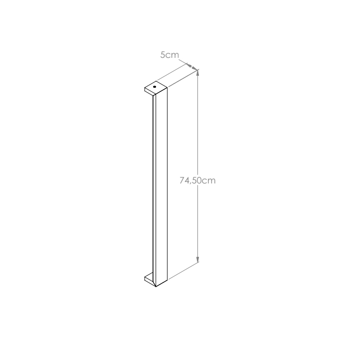 Arandela Bella Itália Soft 3000K IP65 Externa 400mm 90800302201