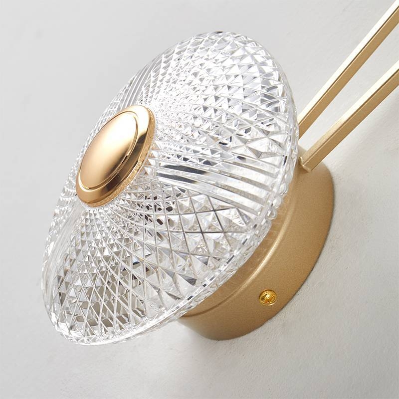 Arandela Nordecor Riva 5 watts 3000K Dourado IP20 400x120mm Bivolt 2725