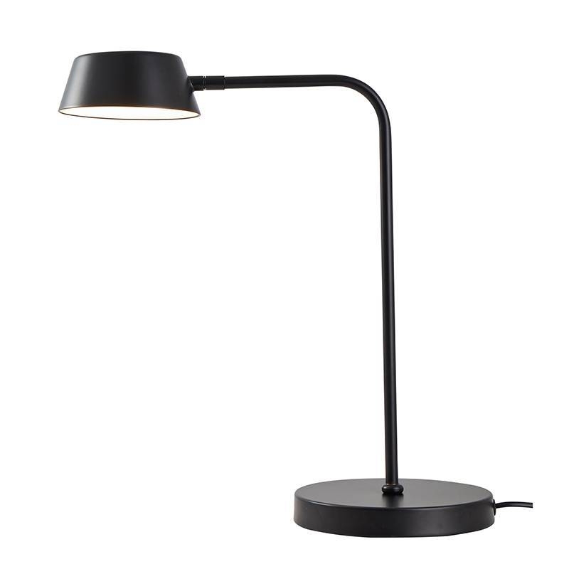 Abajur Nordecor Zavi 7 watts 3000k Preto 440x180x290mm Bivolt 2550