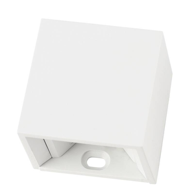 Arandela Nordecor Mini Leni 2 watts 3000K Branco IP65 50x50x40mm Bivolt 2657
