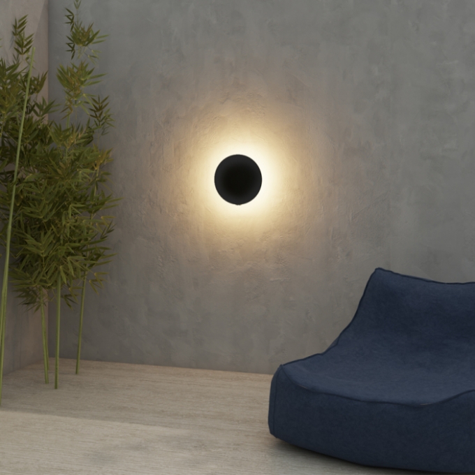 Arandela Bella Itália Eclipse IP65 Externo 3000K Ø400mm 90790316301