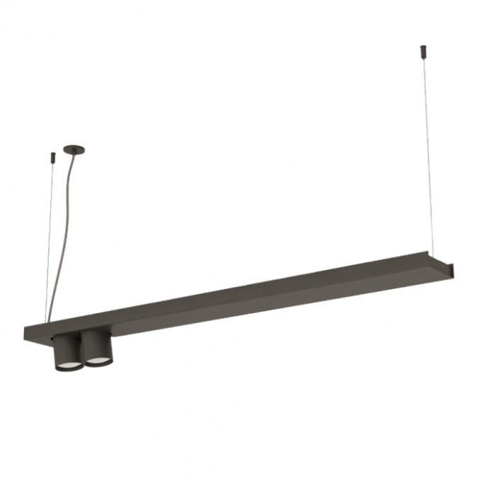 Pendente Bella Itália Sann 01 3000K + 2L AR70 3000K 1600mm 902102032005