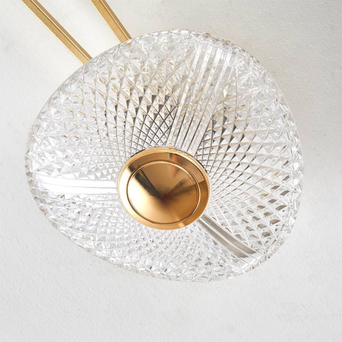 Arandela Nordecor Riva 5 watts 3000K Dourado IP20 400x120mm Bivolt 2725