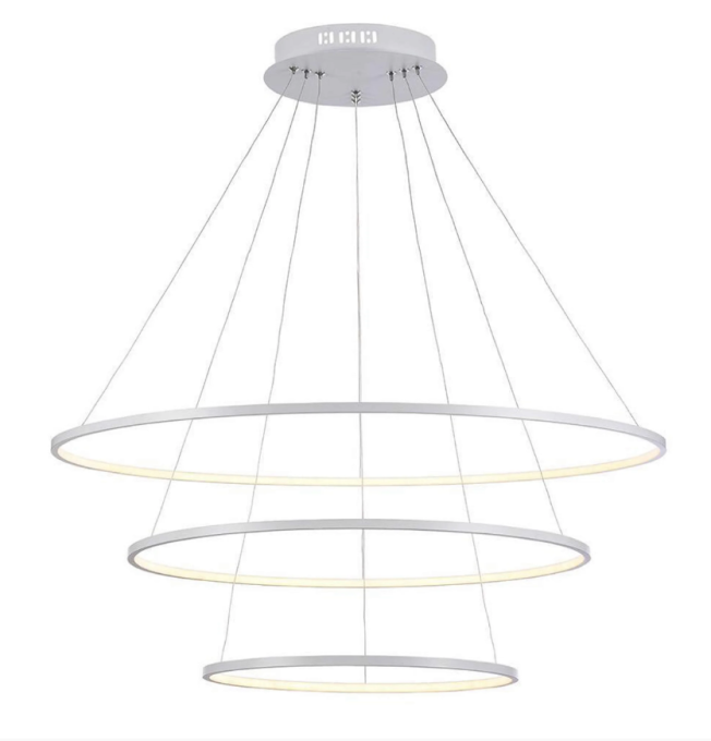 Pendente Skylight Júpiter Branco 86 watts 3000K Bivolt  
Ø800mm Ø600mm Ø400mm SKY-3037BR
