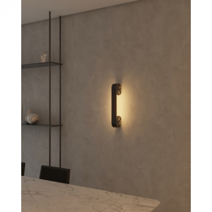 Arandela Bella Itália Fio 3000K IP65 Externa 500x60x120mm 90760302201