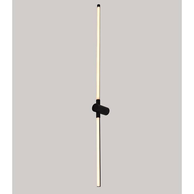 Arandela Nordecor Lina 10 watts 3000K Preto IP20 Ø40x800mm Bivolt 2751