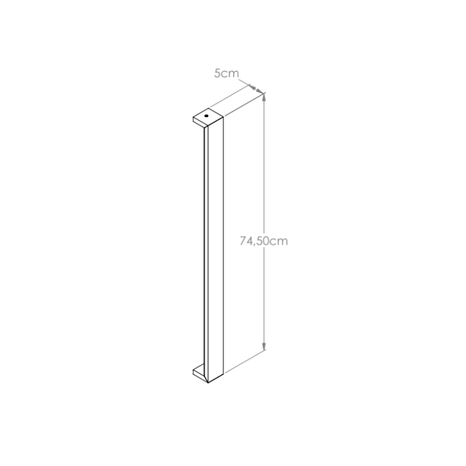 Arandela Bella Itália Soft 3000K IP65 Externa 750mm 90800303201