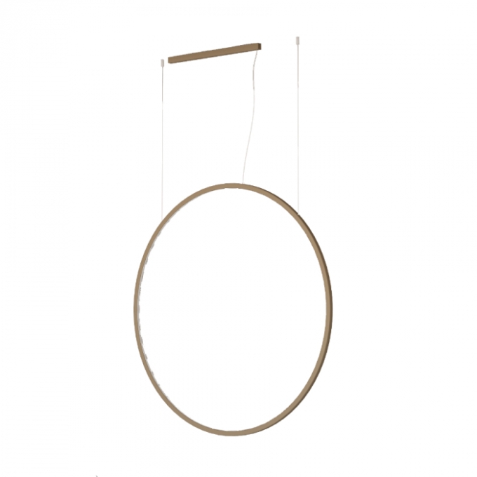Pendente Bella Itália Ring Moon 56 watts 3000K Luz Interna Ø1000mm 9051081440