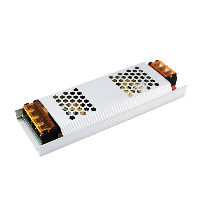 Fonte 12V Nordecor 10A 120 watts Slim IP20 Bivolt 233x53x21mm 7215