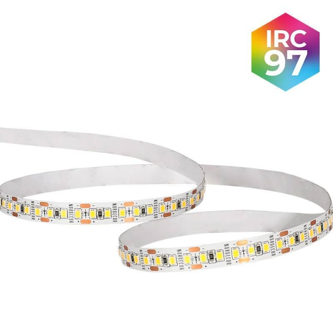 Fita LED Nordecor Odda 14w/mt 156 leds IP20 10mm 12V 2700K IRC97 (Rolo 5 metros) 7220