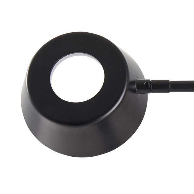 Abajur Nordecor Zavi 7 watts 3000k Preto 440x180x290mm Bivolt 2550