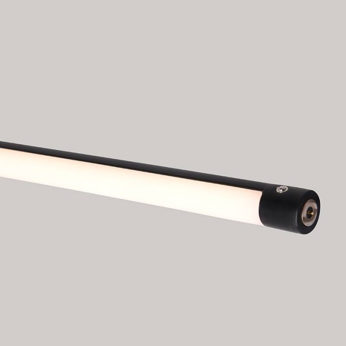 Arandela Nordecor Lina 10 watts 3000K Preto IP20 Ø40x800mm Bivolt 2751