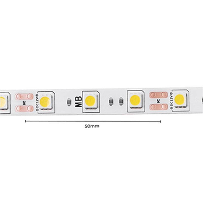 Fita LED Nordecor 5,4/mt 60 leds IP20 8mm 12V 3000K (Rolo 5 metros) 7002
