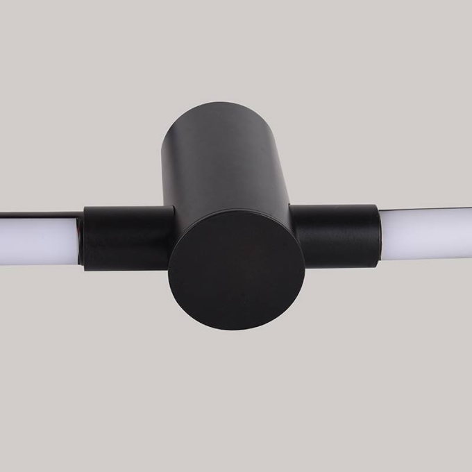 Arandela Nordecor Lina 13 watts 3000K Preto IP20 Ø40x1000mm Bivolt 2752