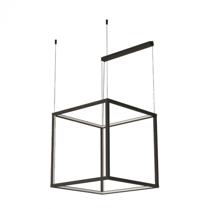 Pendente Bella Itália Risk Cubo 140,4 watts 3000K 700x700x700mm 9028020940 