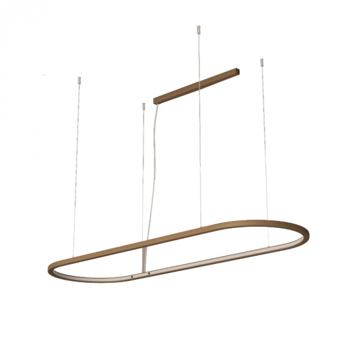 Pendente Bella Itália Ring 84 watts 3000K Luz Interna 1200X400mm 9053147240