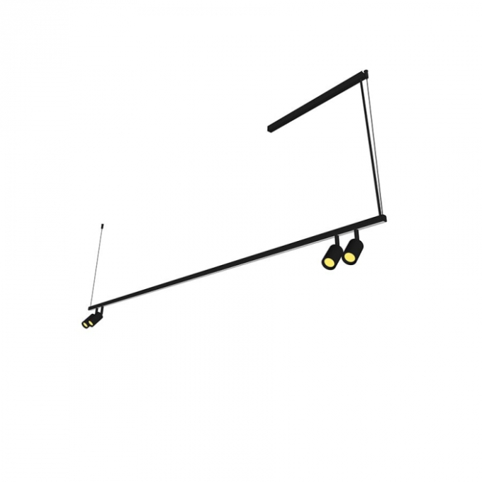 Pendente Bella Itália Risk Linear SPT 45 watts + 4L MR11 2500mm 9033022141
