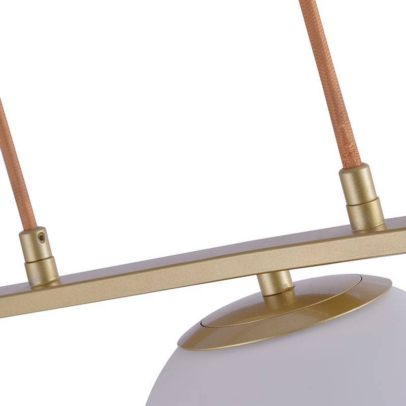 Pendente Nordecor Ibba 3L E27 Dourado 350x600mm 2298