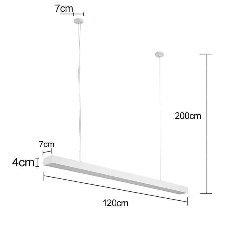 Pendente Nordecor Otan 24 watts 3000K Branco 1200x40x70mm 2261