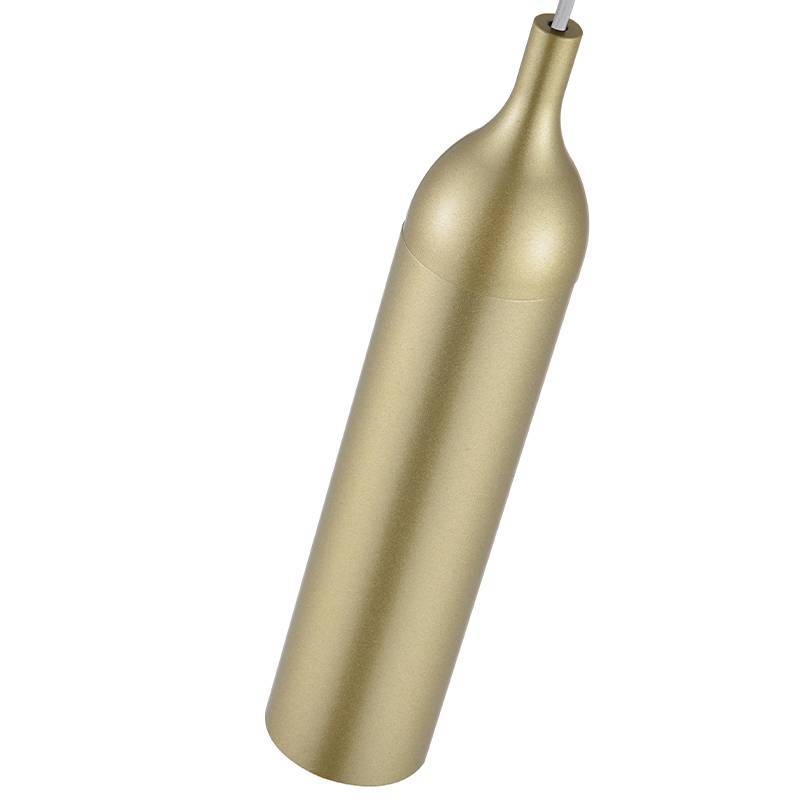 Pendente Nordecor Wisi 5 watts 3000K Dourado Fosco Ø31x150mm 2680